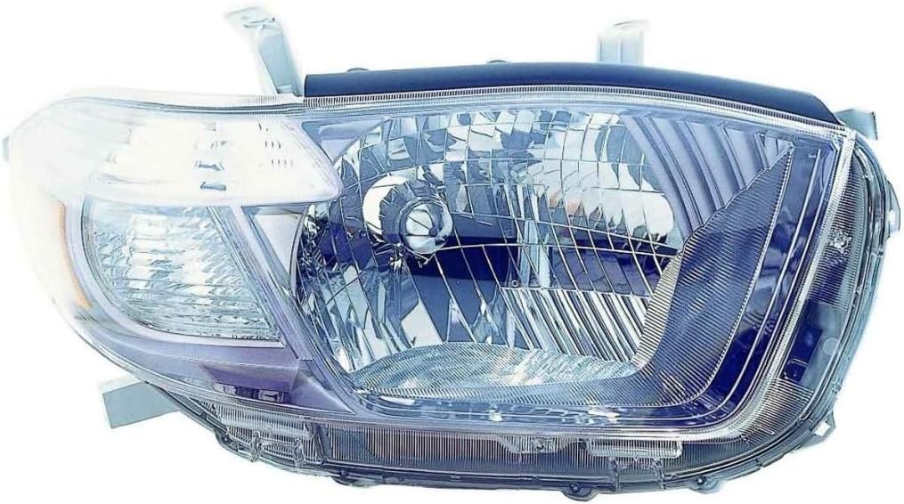 Driver and Passenger Side Headlight Assembly for 2008-2010 Toyota Highlander Z293
