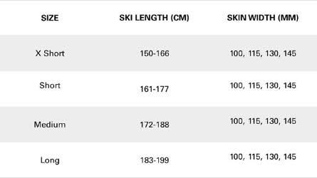 115 mm Red Climbing Skins W2506