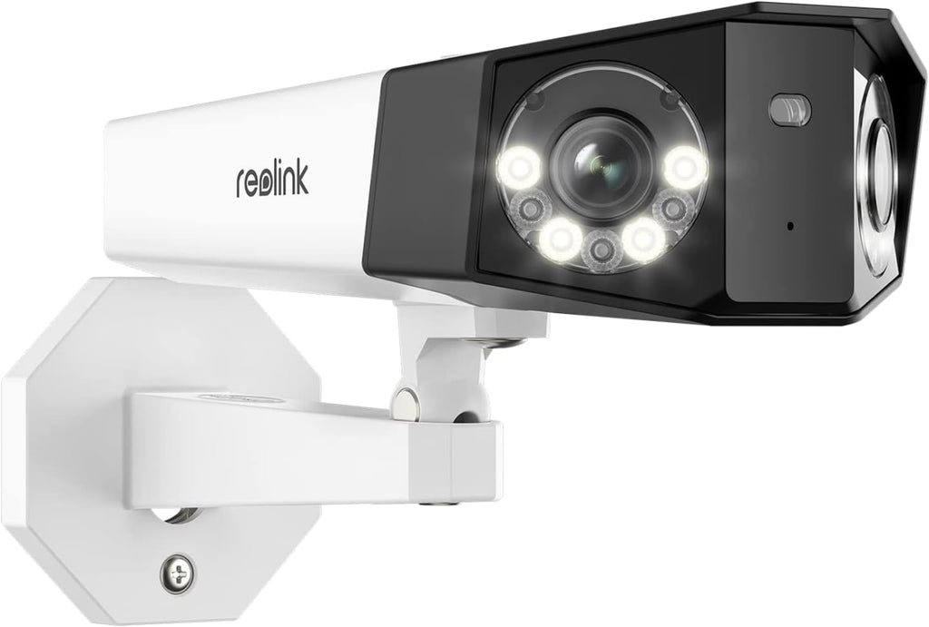 4MP Dual Lens Outdoor Security IP PoE Camera with Motion Spotlights J4392