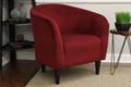 Dove Gray Microfiber Accent Chair U5106