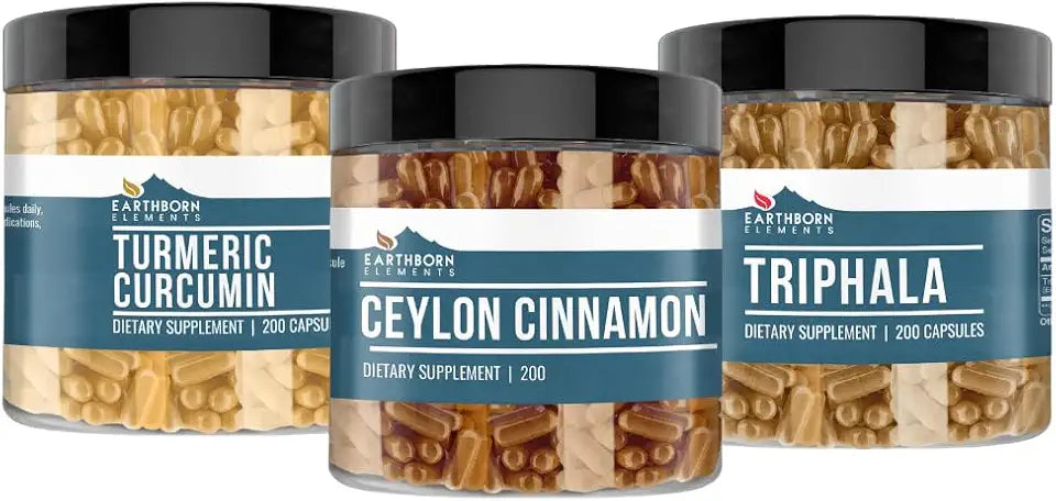 Ceylon Cinnamon Turmeric Curcumin Triphala Capsules H56538