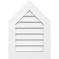 Peaked Top Surface Mount PVC Gable Vent O780053