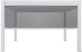 13' Aluminum Pull-Down Privacy Screen Pergola Divider (White) E948626