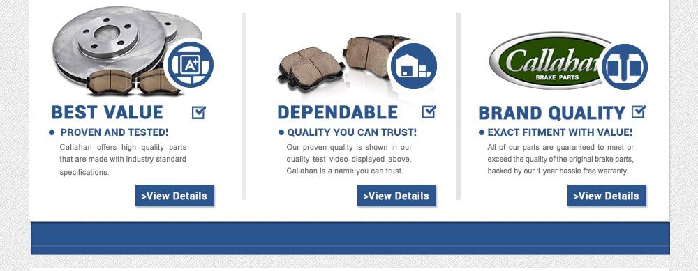 5 Lug Rotors + Ceramic Brake Pads + Hardware X702322