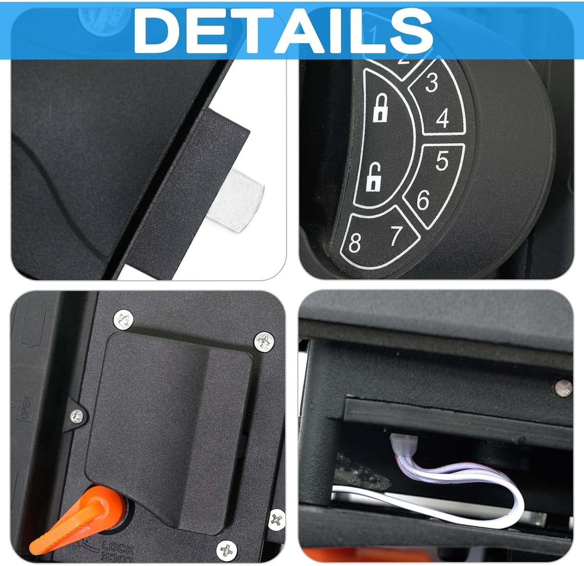 Keyless Entry Door Lock with 2 Fobs and Backlit Keypad W3257