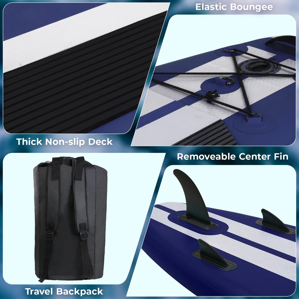 11' Inflatable Stand up Paddle Board with SUP Accessories H53634