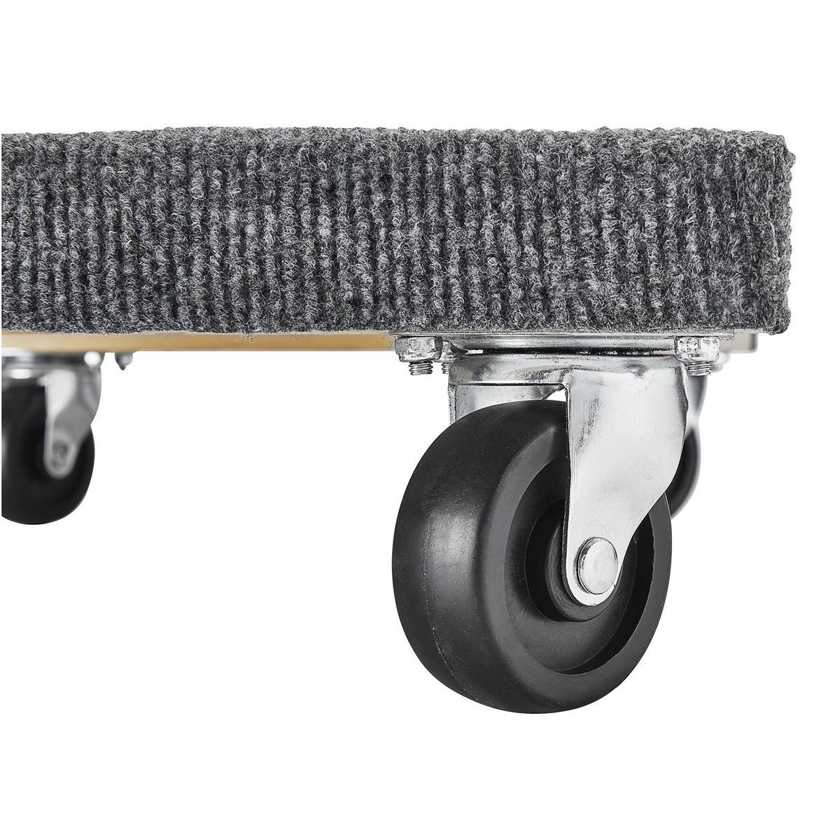 24 in. x 16 in. 1000 lb. Capacity Solid Deck Hardwood Dolly with Carpet Q67964