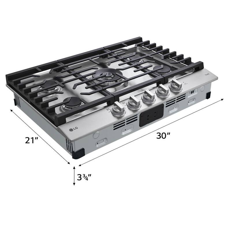 Smart Gas Cooktop with 5 Burners D30389