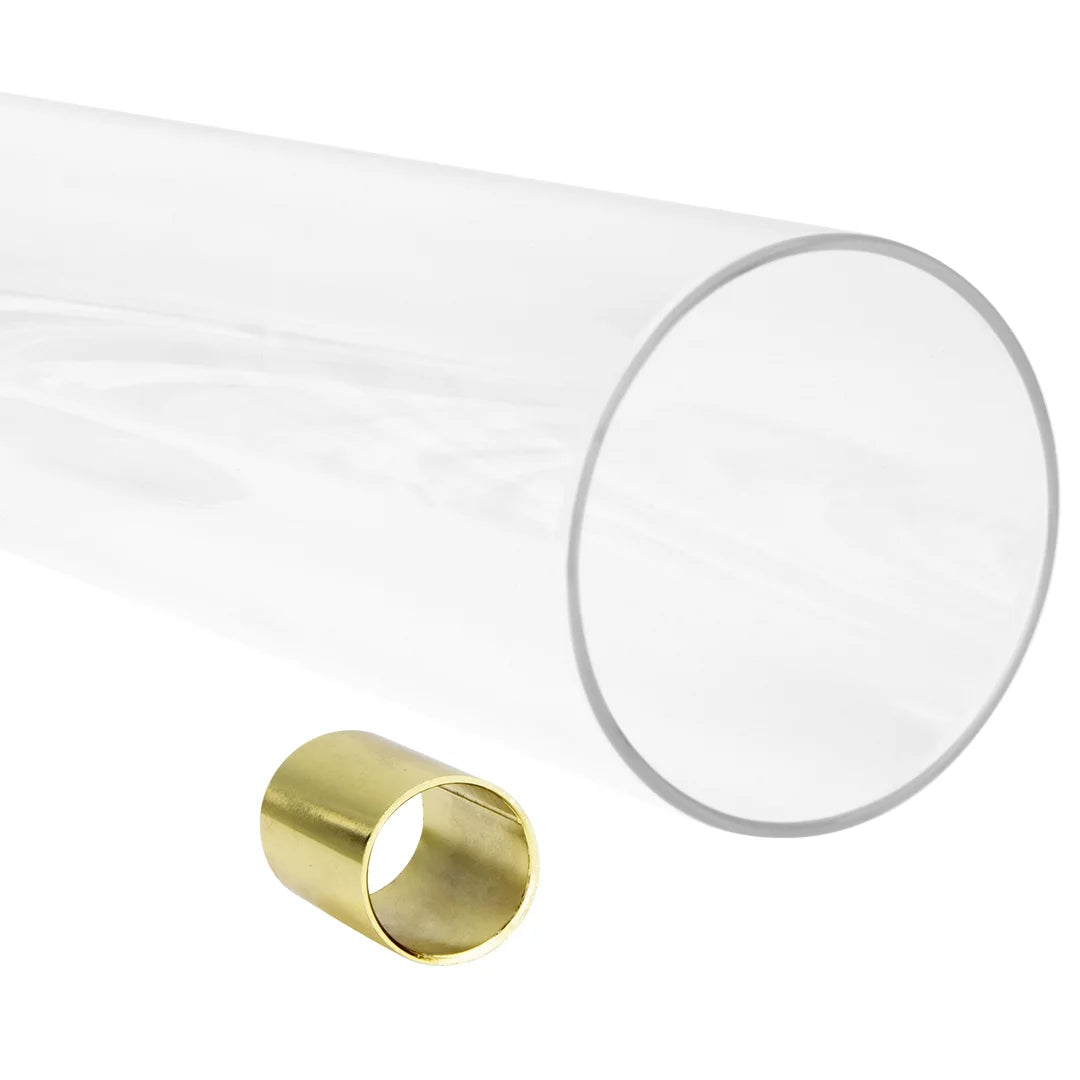 14" Tall Set of 6 Hurricane Glass Taper Candle Holders X853325