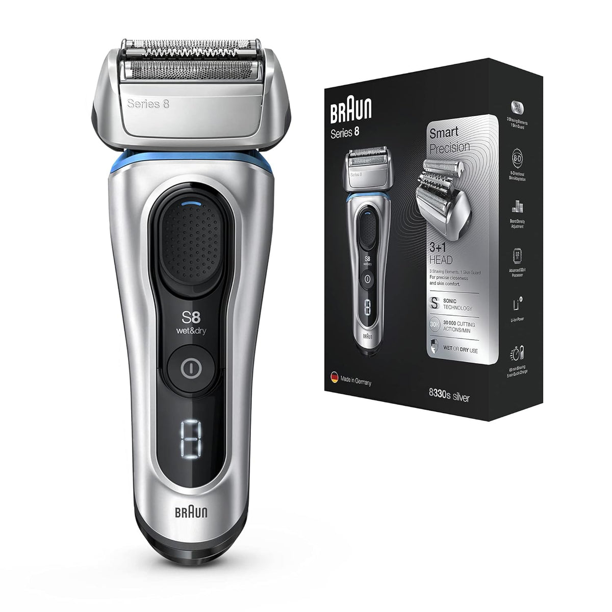 Silver Foil Shaver with Travel Case N27890