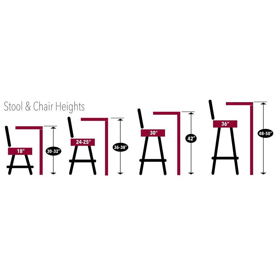 Oklahoma State Bar Stool W81602