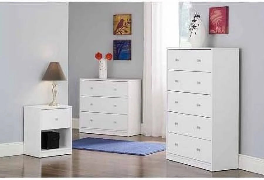 White 5-Drawer Dresser B513516
