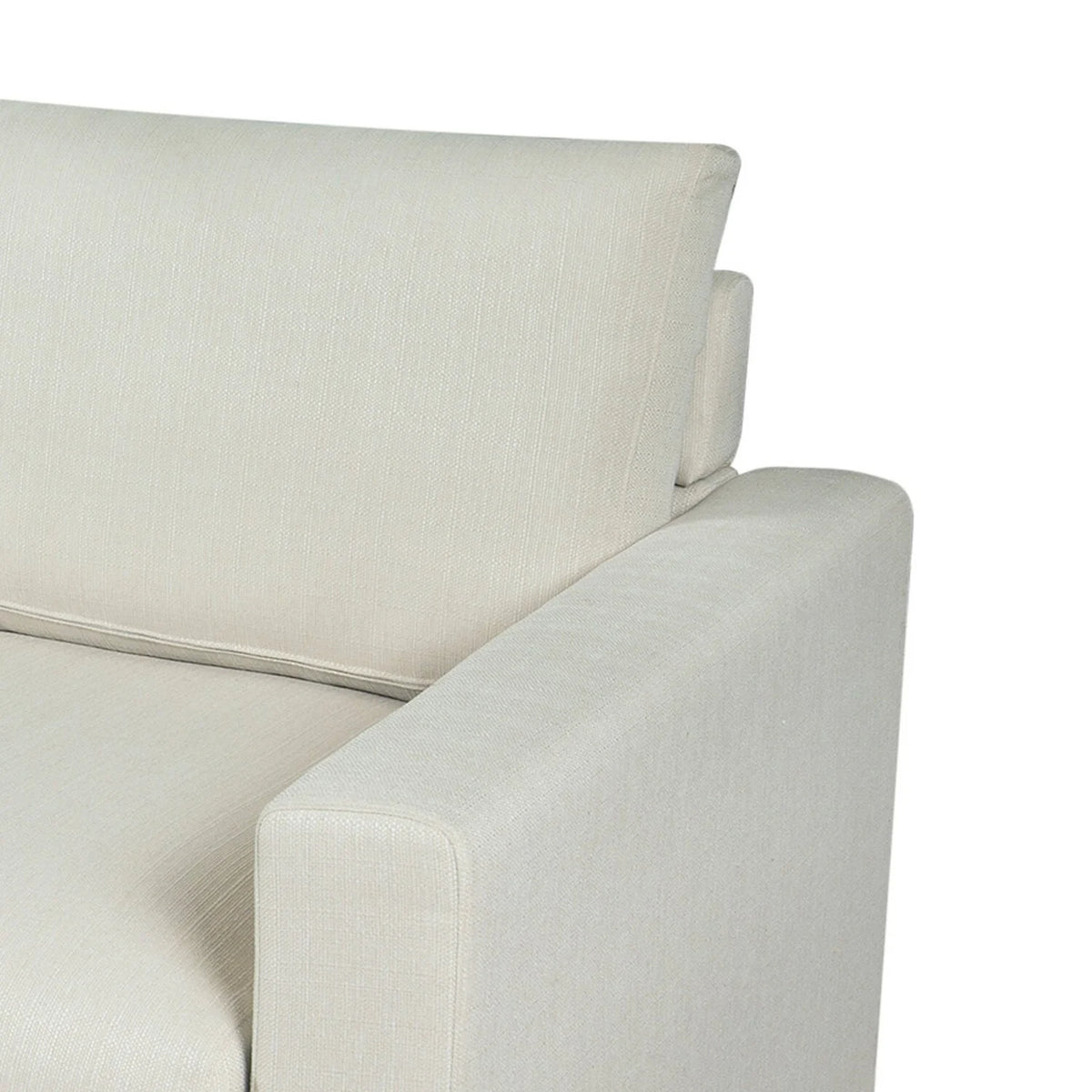 White Fabric Upholstery Sofa Q103