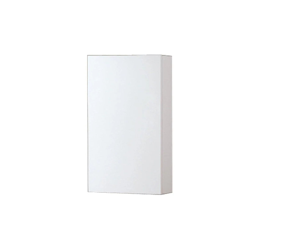 14 Wide by 24 High Linen Side Cabinet With One Door in Gloss White Finish P7786