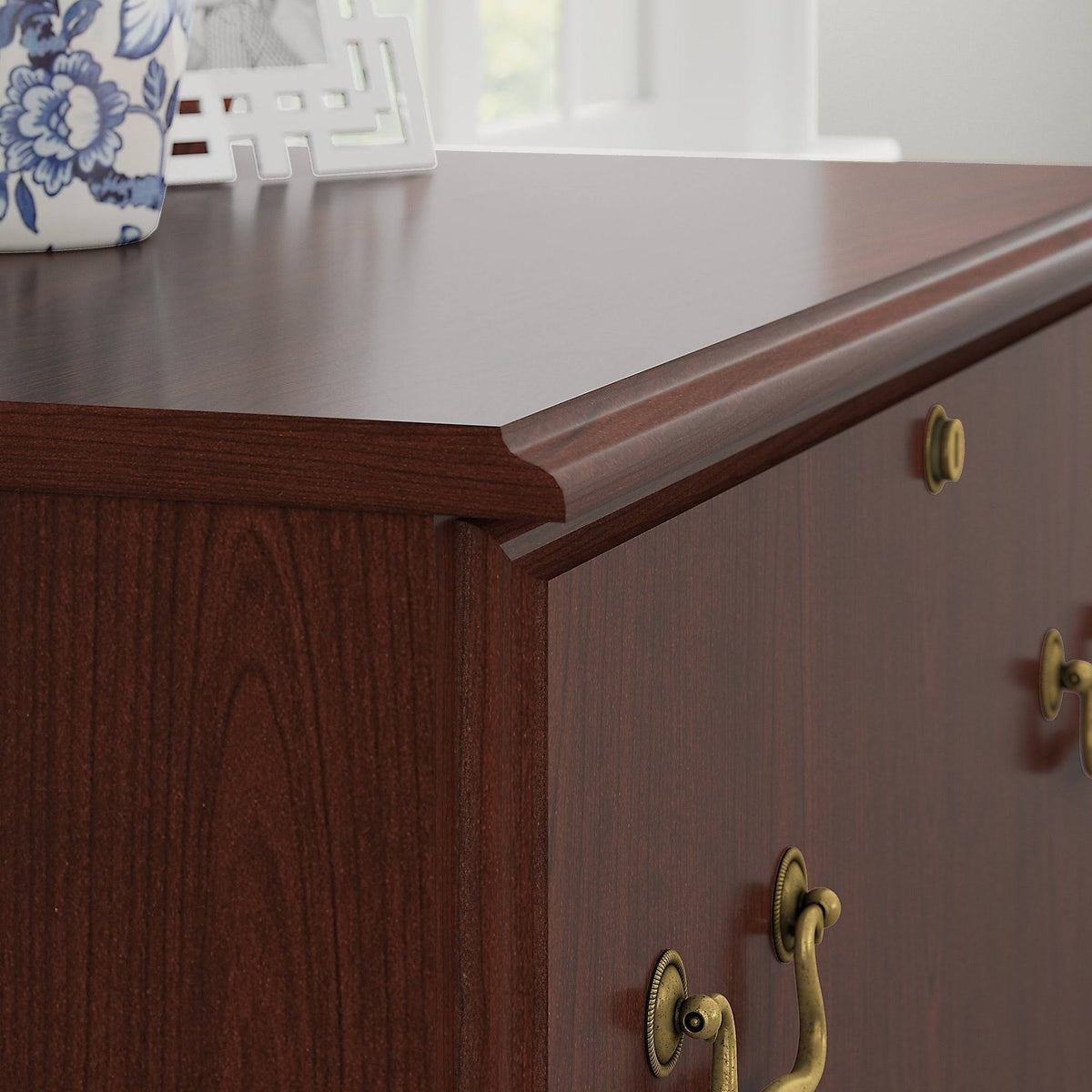 Harvest Cherry Lateral File Cabinet U3830