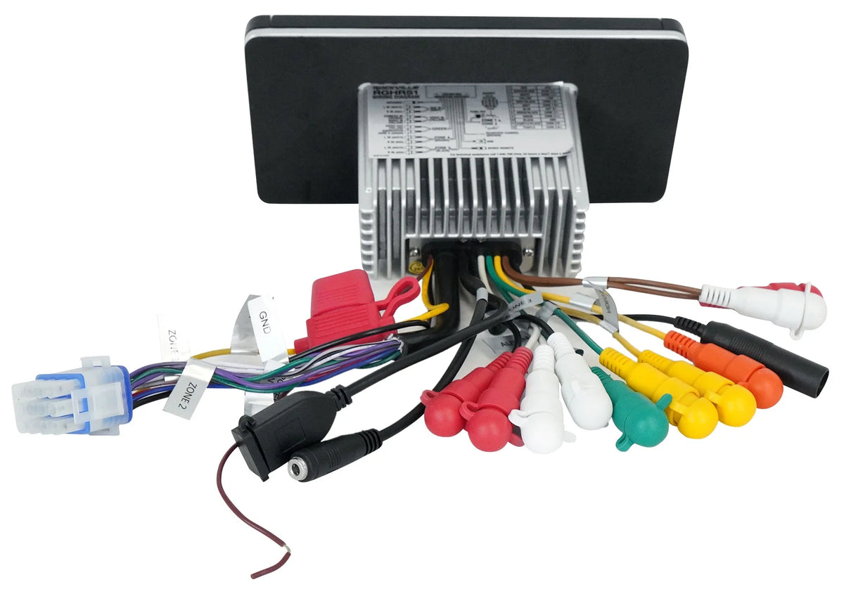 Grey 6.5" Marine Wakeboard Tower Speakers with Single-Din Receiver N96532