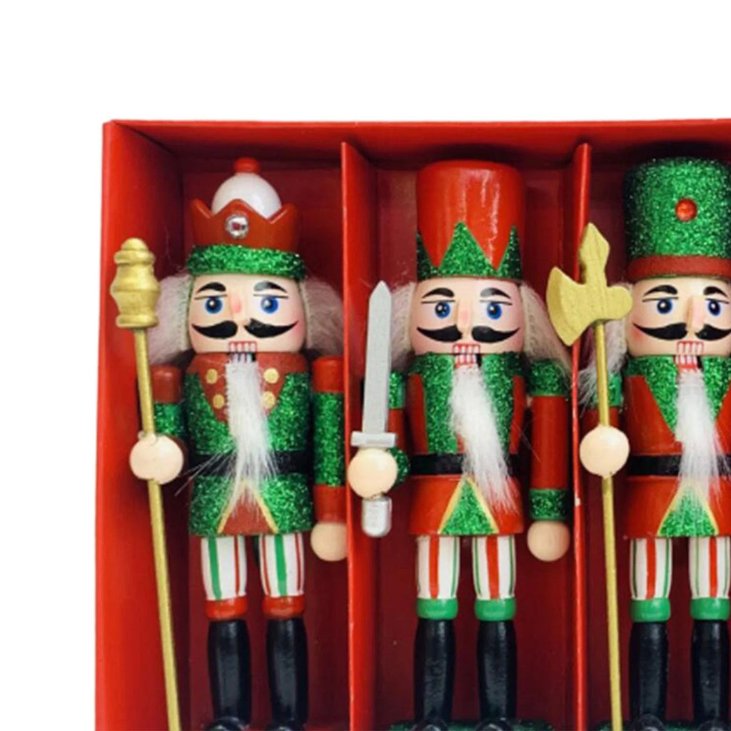 4Pcs Nutcracker Figurine Doll Ornament Toy Y859412