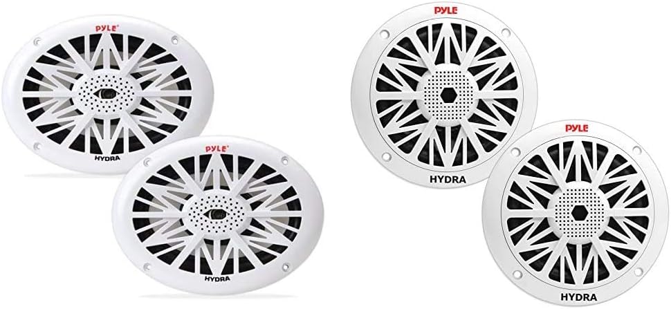 6x9 Inch 2 Way Waterproof Marine Speakers with 260 Watt Power, 1 Pair G1039