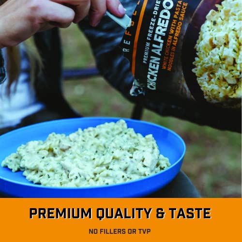 Chicken Alfredo Pasta Freeze Dried Camping Food 2-Pack Y6254