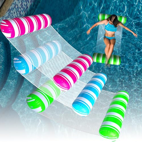 Inflatable Pool Floats Water Hammock Lounge Chairs W3750