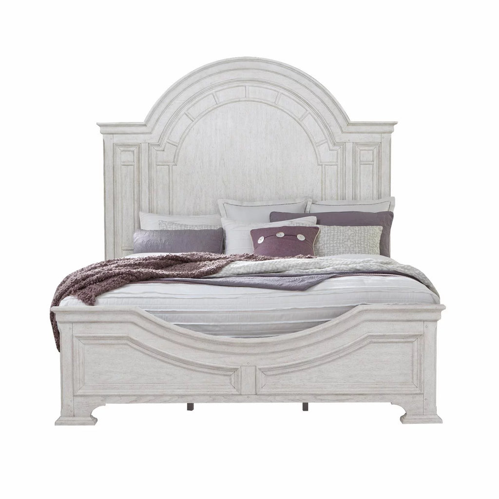 Queen Wood Panel Bed Q5225
