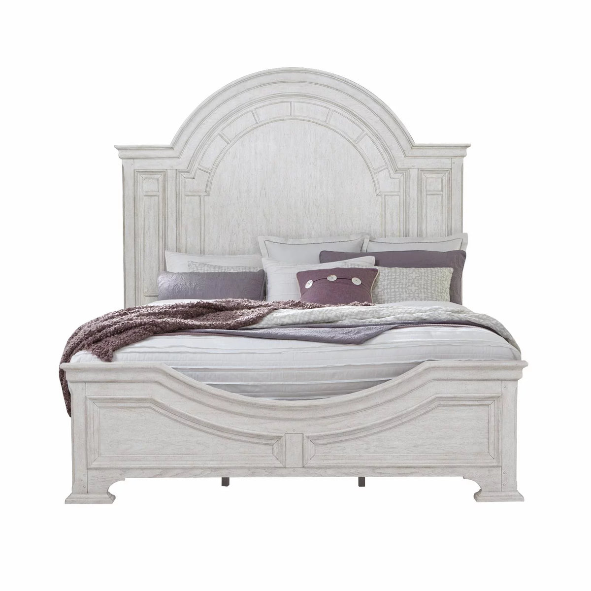 Queen Wood Panel Bed Q5225