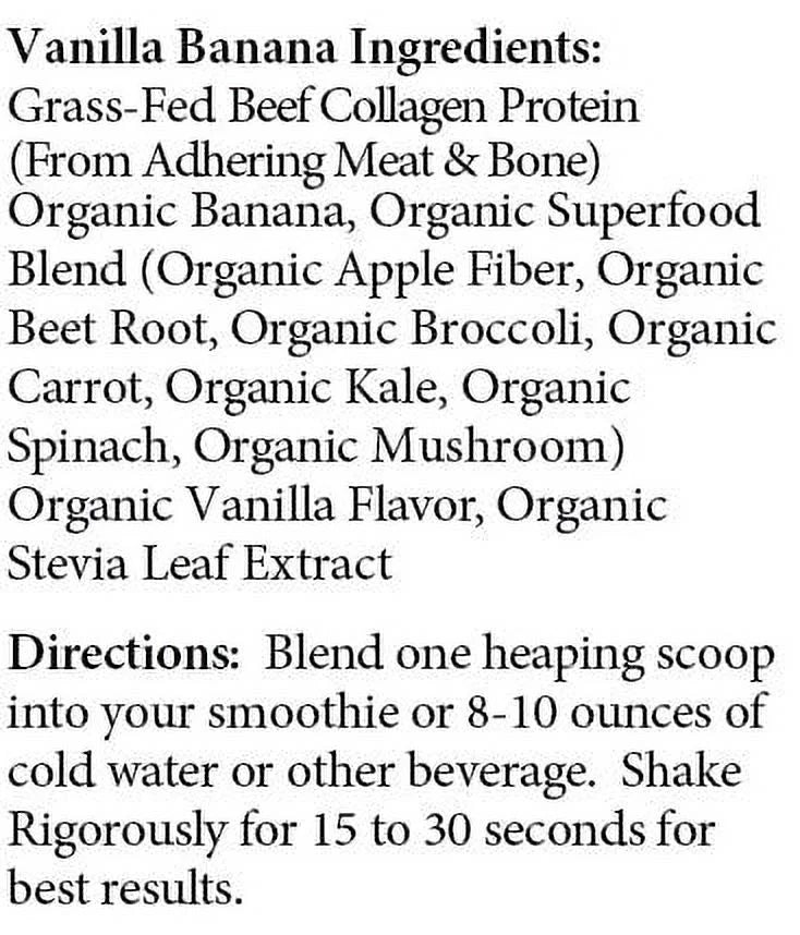 Vanilla Banana Protein Powder A529