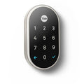 Keyless Push Button Deadbolt in Satin Nickel T9887