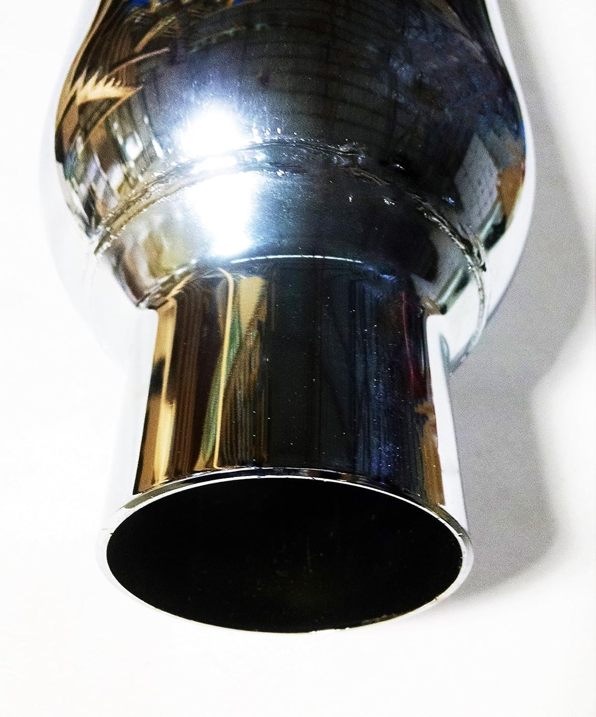 Chrome Slant Exhaust Tip 2.50" Inlet 6.00" Outlet 18.00" Long N792957
