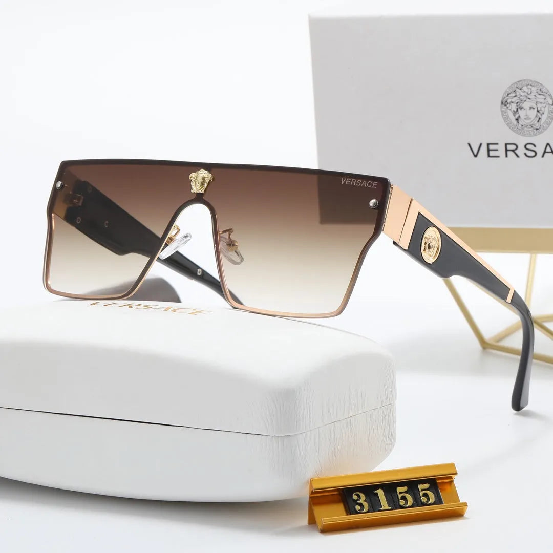 Square Inner Frame One-Piece Polarized Sunglasses P62135