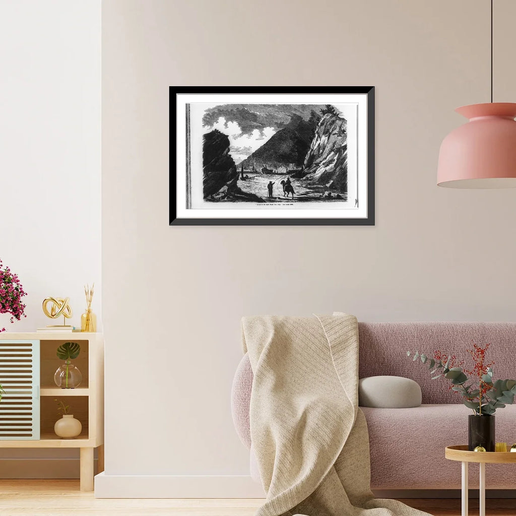 Historic Framed Print, Harbor of San Juan Del Sur, 17-7/8" x 21-7/8" D8875