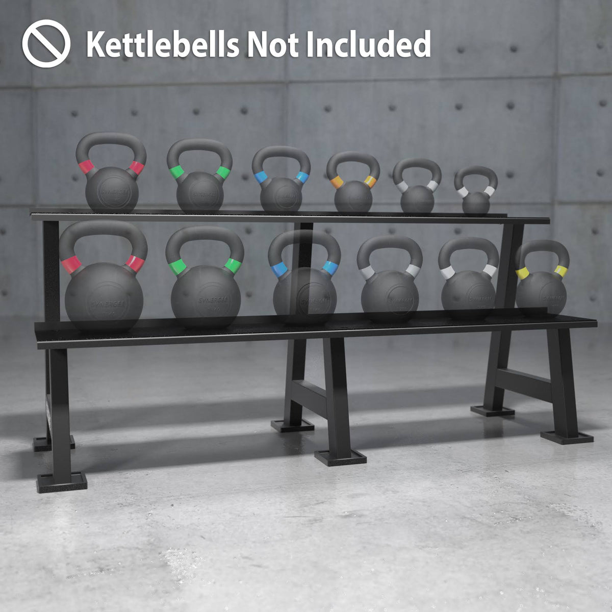 Black Kettlebell Rack Y869526