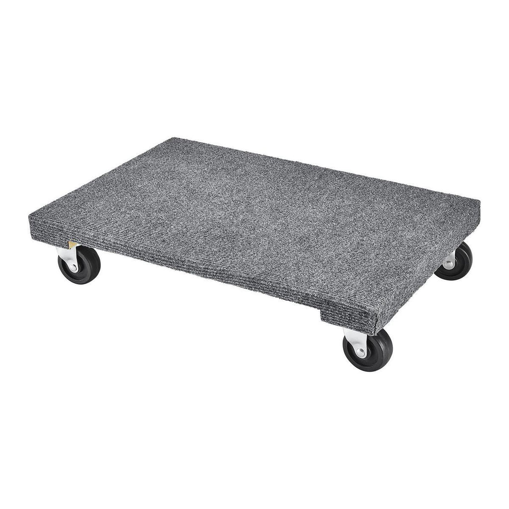 24 in. x 16 in. 1000 lb. Capacity Solid Deck Hardwood Dolly with Carpet Q67964