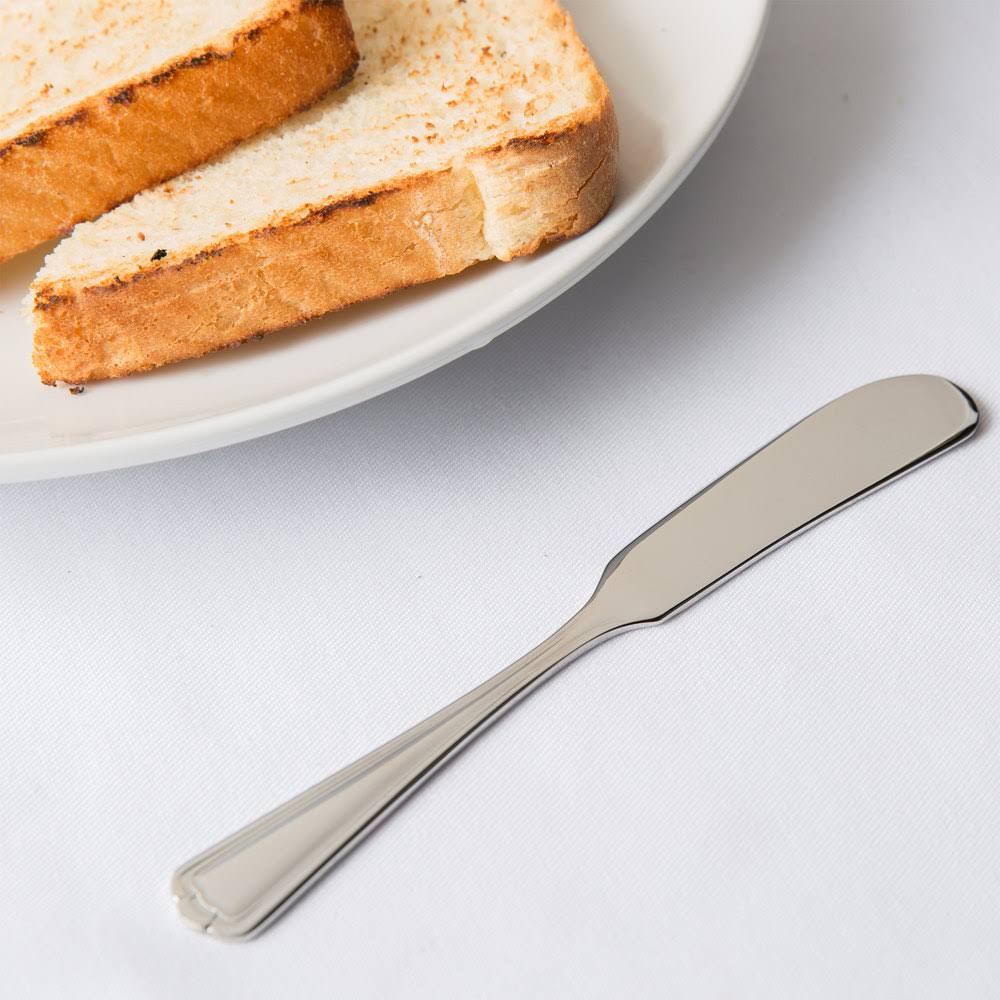 18/0 Stainless Steel Butter Spreader - 36/Case O72877