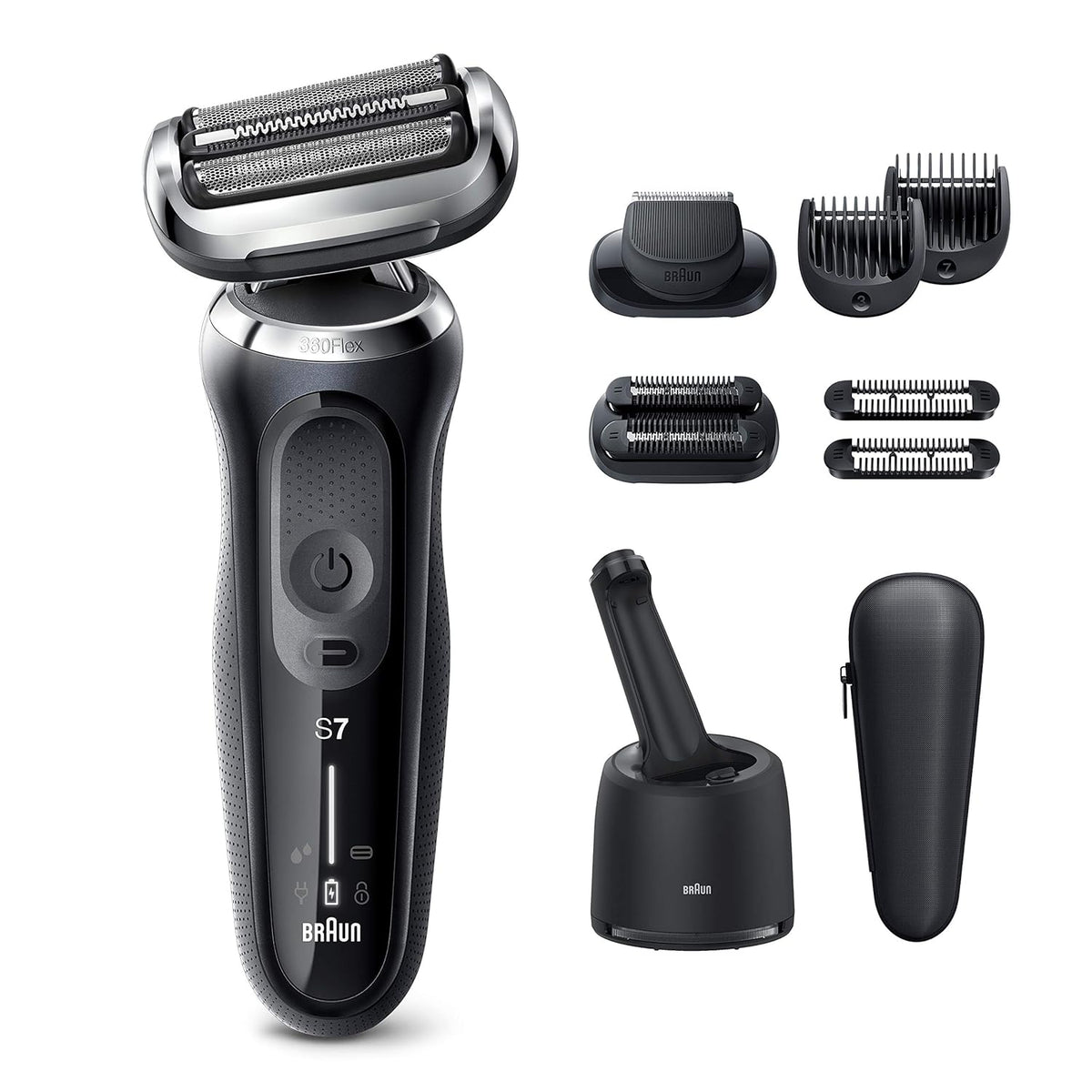 Silver Foil Shaver with Travel Case N27890