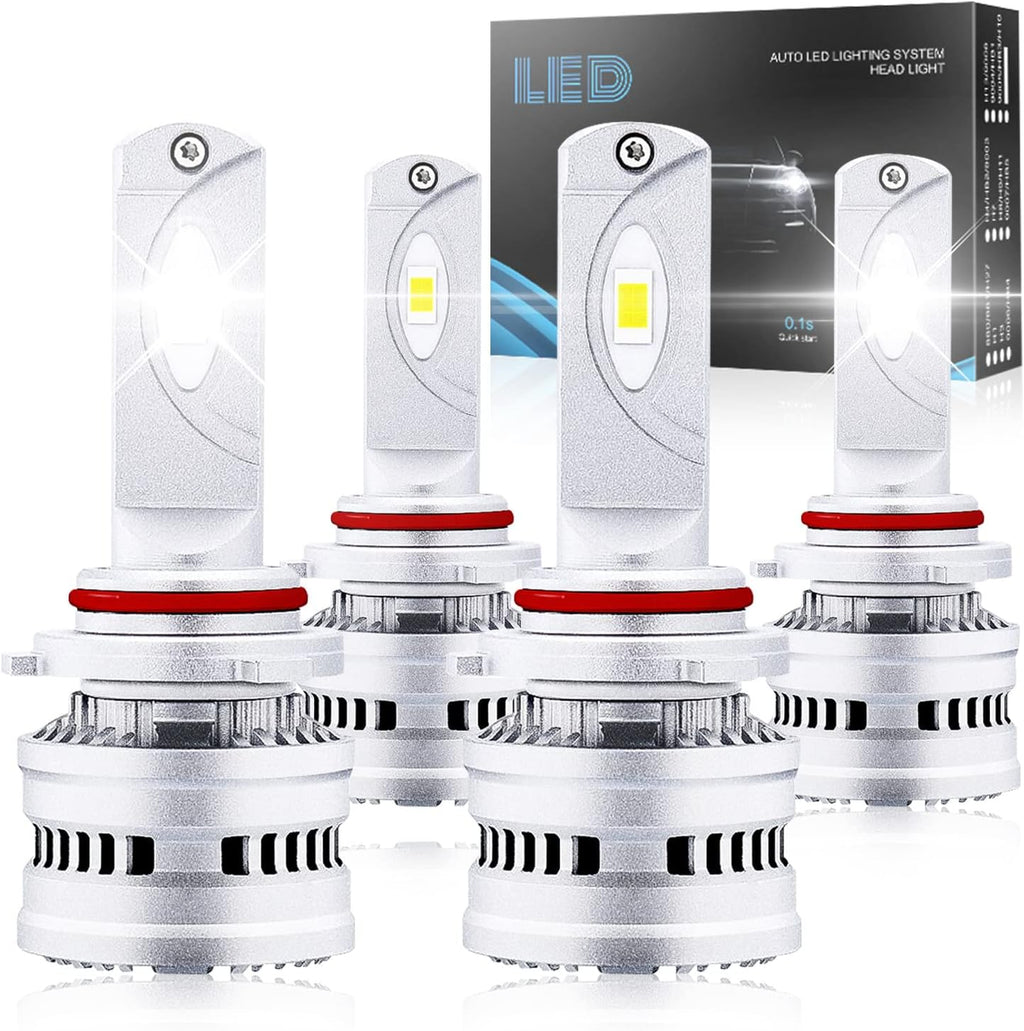 9005/HB3 + H11 LED Headlight Bulbs, Cool White Light, Pack of 4 G78780