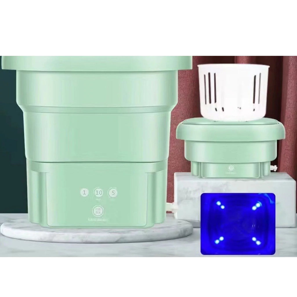 Foldable Mini Washing Machine with Drain Basket H47081