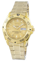 Gold Tone Stainless Steel Automatic Dive Watch A3268