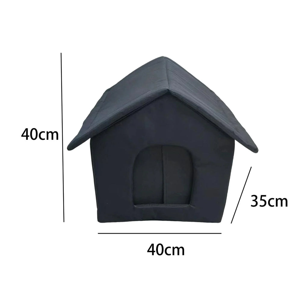 Waterproof Outdoor Cat House Tent Shelter for Winter 40cmx35cmx40cm V71037