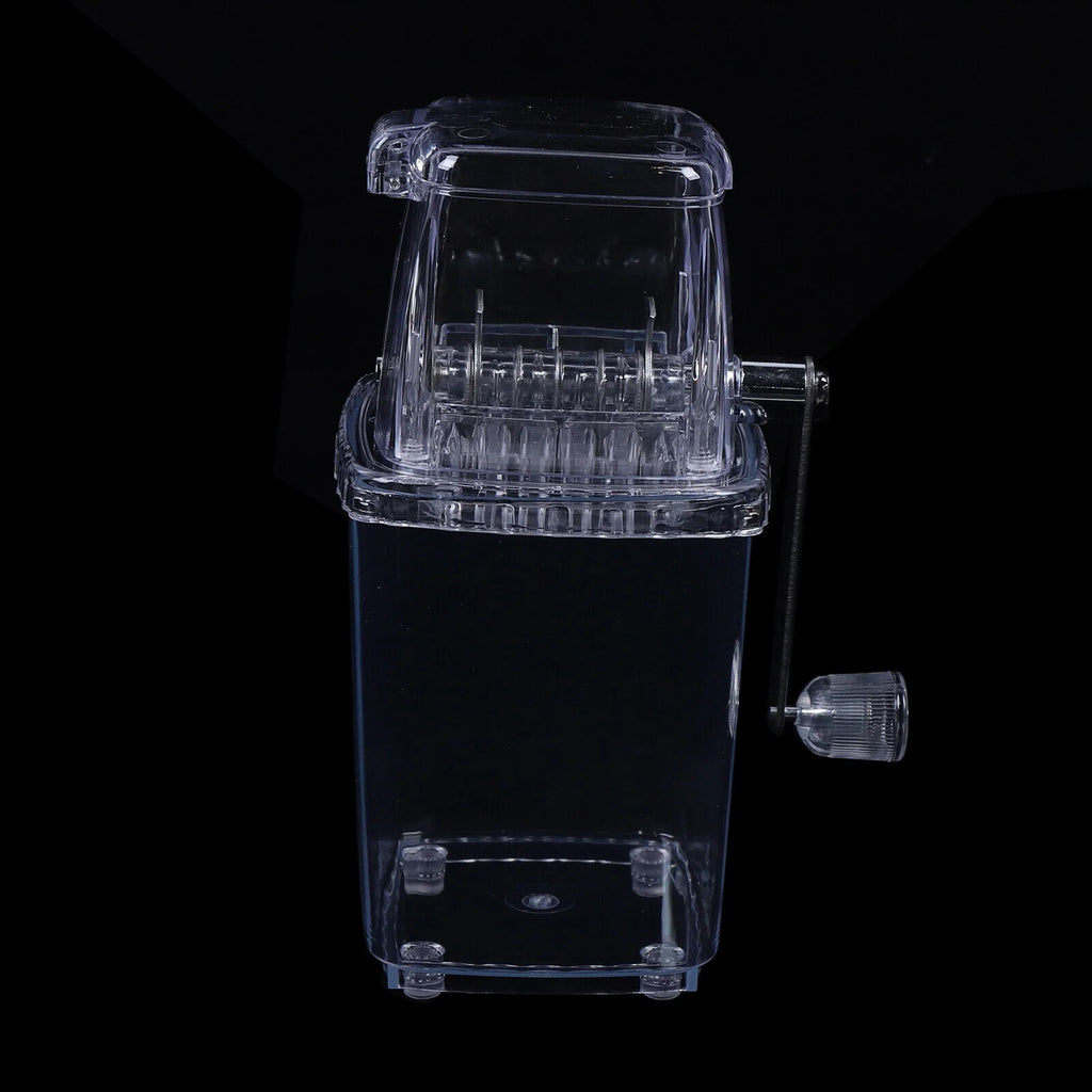 Manual Ice Shaver Ice Crusher Snow Cone Maker O49687