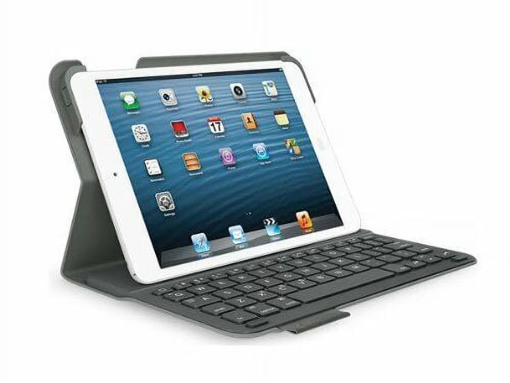 Carbon Black Keyboard Folio Case for iPad Mini Q1226