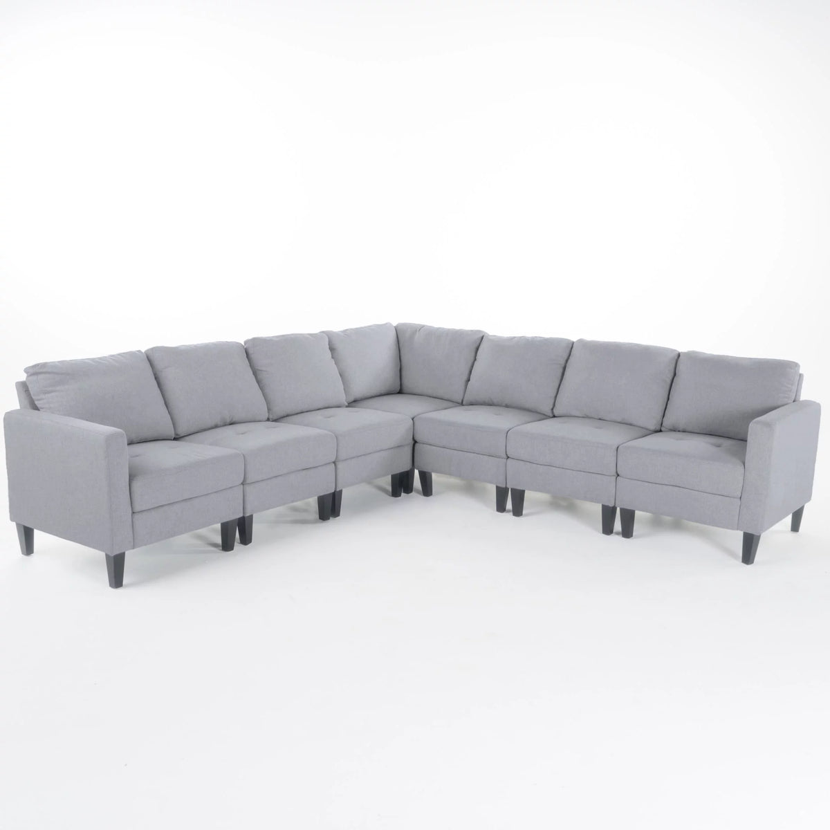 7-piece Fabric Sectional Sofa Set O748771