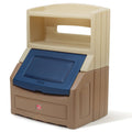 Blue/Tan Bookcase Storage Chest L236631