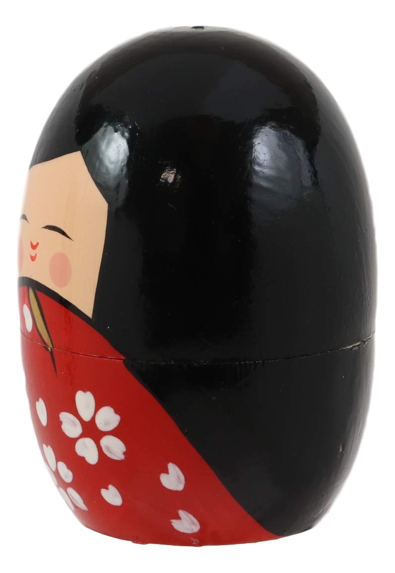 5 Piece Wooden Stacking Matryoshka Nesting Dolls Toy Y94221