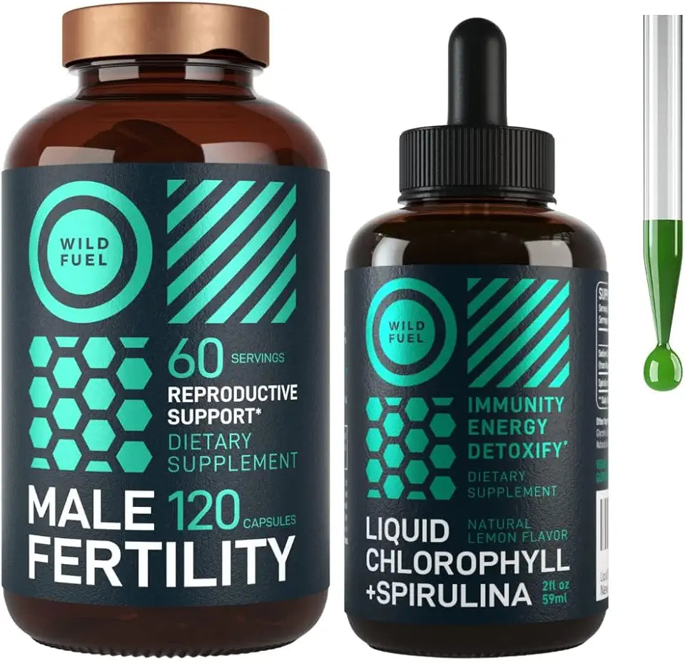 Male Fertility Supplement and Liquid Chlorophyll Bundle H124040