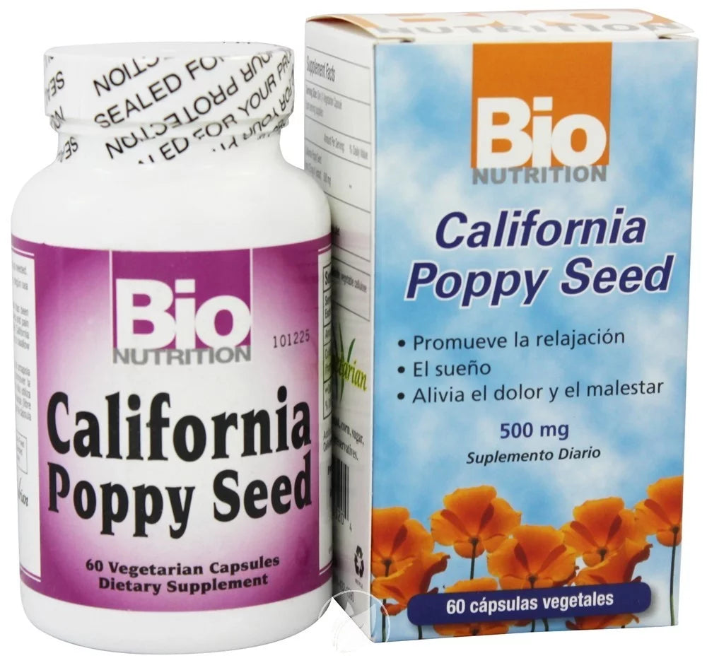 California Poppy Seed 60 Veg Caps Pack of 2 Q8641
