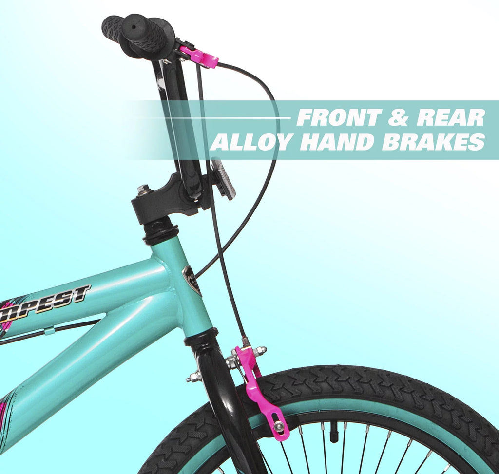 20 Girl's Black Aqua Bicycles U4440
