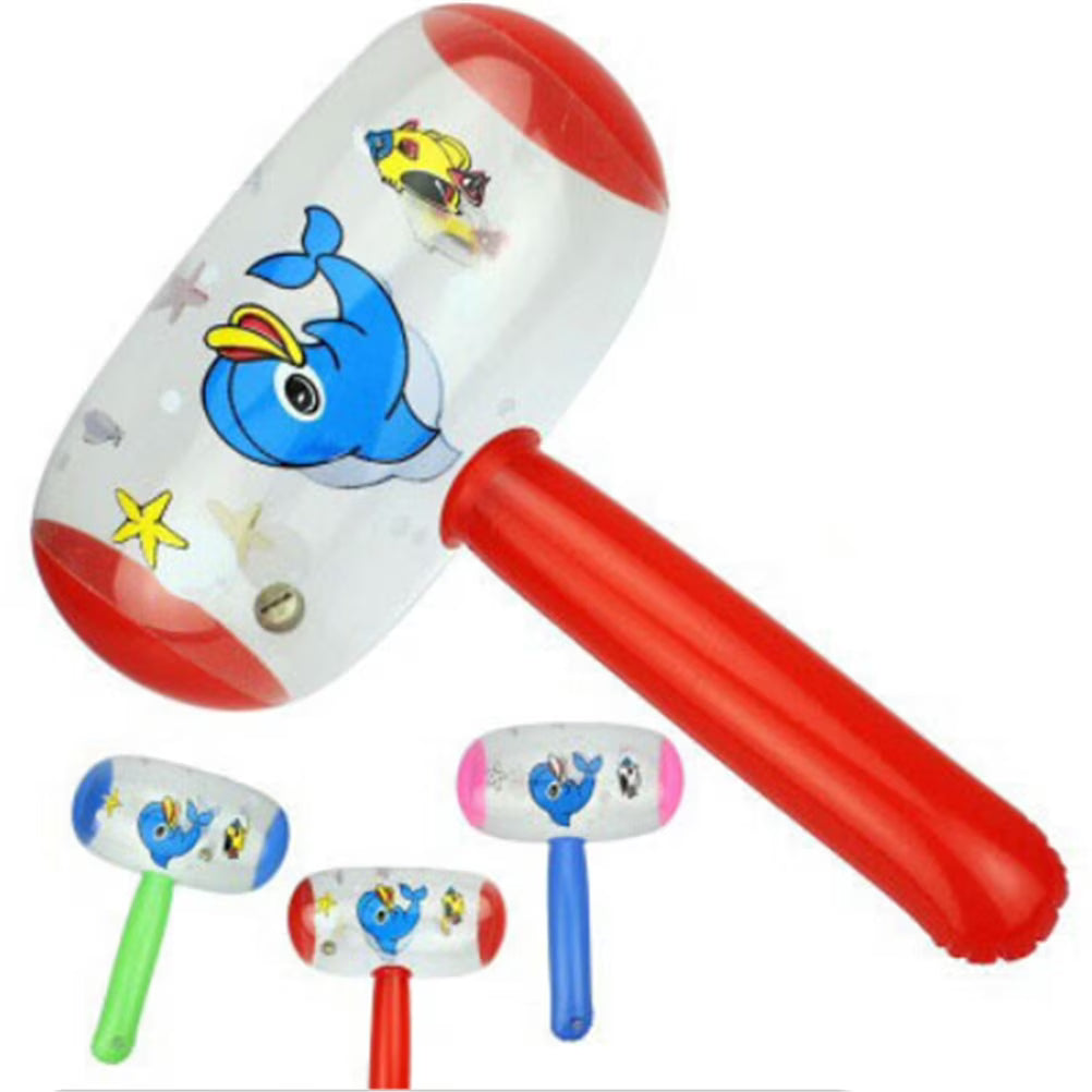 Cartoon Inflatable Hammer With Bell Kids Blow Up Toys B749