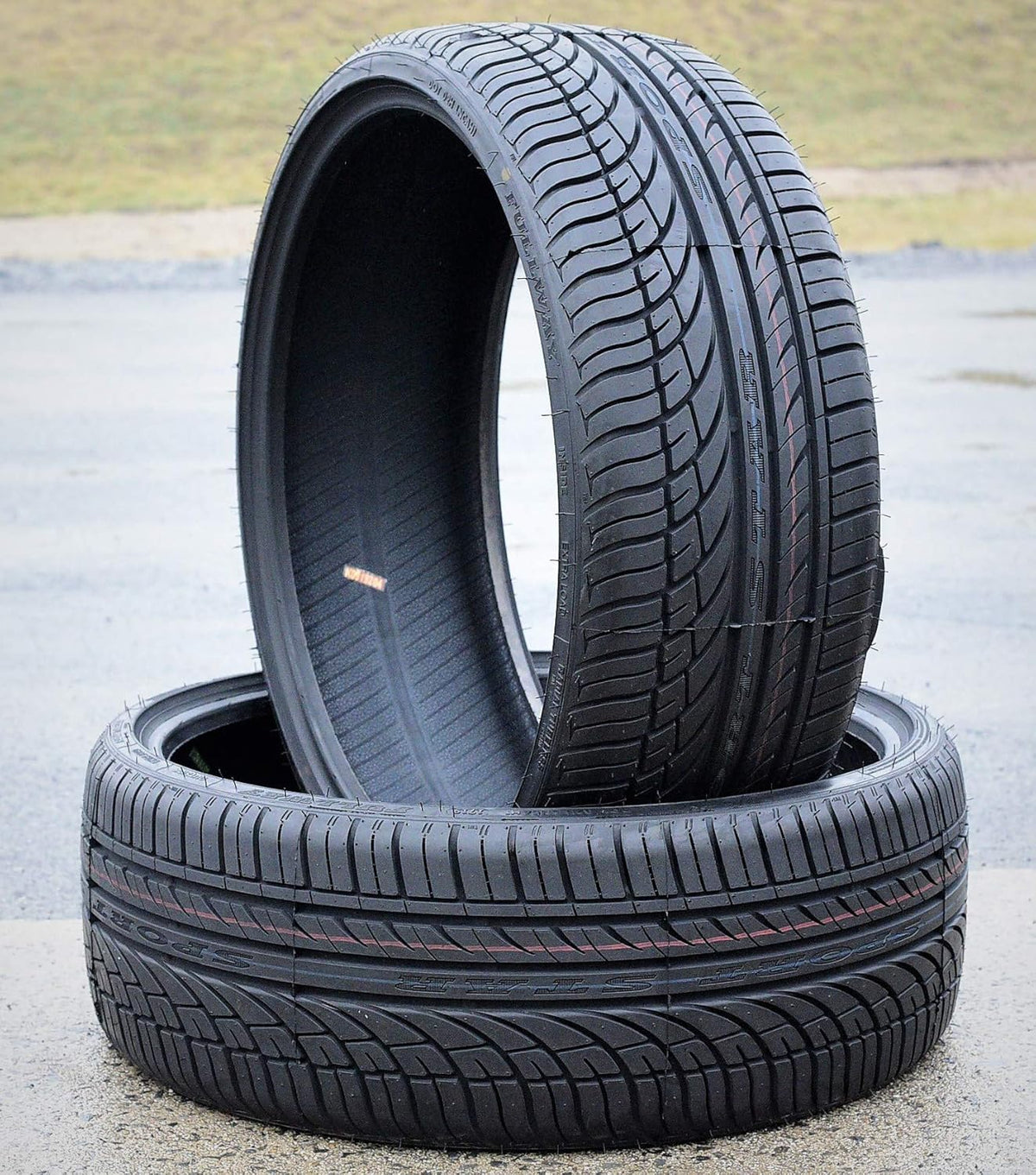 Set of 4 All-Season High Performance Radial Tires 295/25R22 97W Load Range XL 4-Ply BSW Black Side Wall B9233