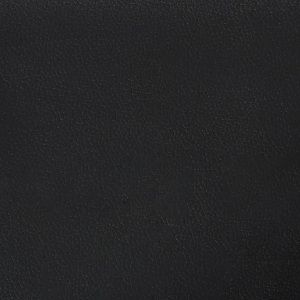 Black 55.1" Faux Leather 2-Seater Sofa M408